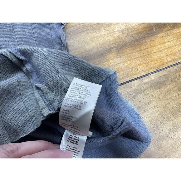 Free People Sun Glow Top Quarter Zip Lace Shoulder Relaxed Top Retro XS - Picture 8 of 10